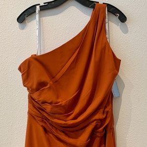 One Shoulder Bridesmaid Dress